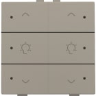Niko - COMMANDE DE VARIATEUR DOUBLE AVEC LED POUR NIKO HOME CONTROL