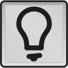 Niko - SYMBOLE AMPOULE PR INTERRUPTEURS TÉMOINS/BOUTONS-POUSS. ÉTANCHES