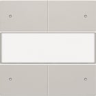 Niko - SET DE FINITION BOUTON QUADR., LIBRE DE POTENT., ÉTIQUETTE, LED