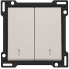 Niko - SET DE FINITION INTERRUPTEUR DOUBLE ALLUM./VA-ET-VIENT (DOUBLE)