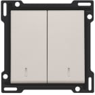 Niko - SET DE FINITION INTERRUPTEUR DOUBLE ALLUM./VA-ET-VIENT (DOUBLE)