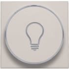 Niko - FINITION AVEC SYMBOLE LAMPE PR BOUTON-POUSSOIR 6A AVEC CULOT E10