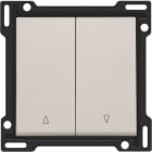 Niko - SET DE FINITION BOUTON-POUSSOIR DOUBLE POUR VOLETS