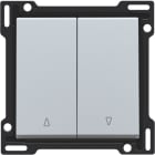 Niko - SET DE FINITION BOUTON-POUSSOIR DOUBLE POUR VOLETS