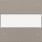 Niko - SET DE FINITION BOUTON QUADR., LIBRE DE POTENT., ÉTIQUETTE, LED