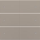 Niko - SET DE FINITION BOUTON-POUSS. SEXT. LIBRE DE POTENTIEL 24V, LED