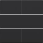 Niko - SET DE FINITION BOUTON-POUSS. QUADRUPLE, LIBRE DE POTENTIEL 24V