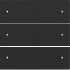 Niko - SET DE FINITION BOUTON-POUSS. SEXT. LIBRE DE POTENTIEL 24V, LED