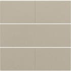 Niko - SET DE FINITION BOUTON-POUSS. QUADRUPLE, LIBRE DE POTENTIEL 24V