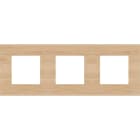 Niko - PLAQUE DE RECOUVREMENT TRIPLE AVEC 71MM D'ENTRAXE