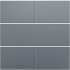 Niko - SET DE FINITION BOUTON-POUSS. QUADRUPLE, LIBRE DE POTENTIEL 24V