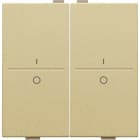 Niko - TOUCHE DOUBLE I/0 POUR INTERRUPTEUR/BOUTON SANS FIL À 4 CONTACTS