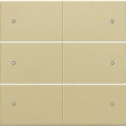 Niko - SET DE FINITION BOUTON-POUSS. SEXT. LIBRE DE POTENTIEL 24V, LED