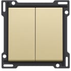 Niko - SET DE FINITION INTERRUPTEUR DOUBLE ALLUM./VA-ET-VIENT (DOUBLE)