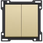 Niko - SET DE FINITION INTERRUPTEUR DOUBLE ALLUM./VA-ET-VIENT (DOUBLE)