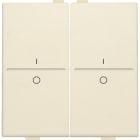 Niko - TOUCHE DOUBLE I/0 POUR INTERRUPTEUR/BOUTON SANS FIL À 4 CONTACTS