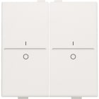 Niko - TOUCHE DOUBLE I/0 POUR INTERRUPTEUR/BOUTON SANS FIL À 4 CONTACTS