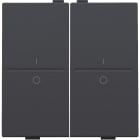 Niko - TOUCHE DOUBLE I/0 POUR INTERRUPTEUR/BOUTON SANS FIL À 4 CONTACTS