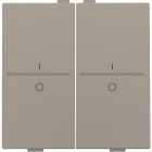 Niko - TOUCHE DOUBLE I/0 POUR INTERRUPTEUR/BOUTON SANS FIL À 4 CONTACTS