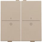 Niko - TOUCHE DOUBLE I/0 POUR INTERRUPTEUR/BOUTON SANS FIL À 4 CONTACTS