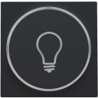 Niko - FINITION AVEC SYMBOLE LAMPE PR BOUTON-POUSSOIR 6A AVEC CULOT E10