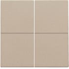 Niko - SET DE FINITION INTERRUPTEUR ELECTR./BOUTON-POUSSOIR QUADRUPLE