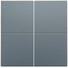 Niko - SET DE FINITION INTERRUPTEUR ELECTR./BOUTON-POUSSOIR QUADRUPLE