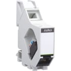 Niko - MODULE RAIL DIN AVEC CONNECTEUR RJ45 BLINDÉ STP CAT6A, POE++