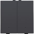 Niko - BOUTON-POUSSOIR DOUBLE AVEC LED ET CAPTEURS DE CONFORT