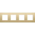 Niko - PLAQUE DE RECOUVREMENT QUADRUPLE, ENTRAXE DE 71MM