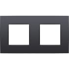 Niko - PLAQUE DE RECOUVREMENT DOUBLE AVEC 71MM D'ENTRAXE