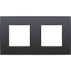 Niko - PLAQUE DE RECOUVREMENT DOUBLE AVEC 71MM D'ENTRAXE