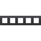 Niko - PLAQUE DE RECOUVREMENT QUINTUPLE AVEC 71MM D'ENTRAXE