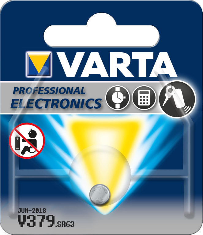 Varta - Pile montre SR63/V379. Blister x1