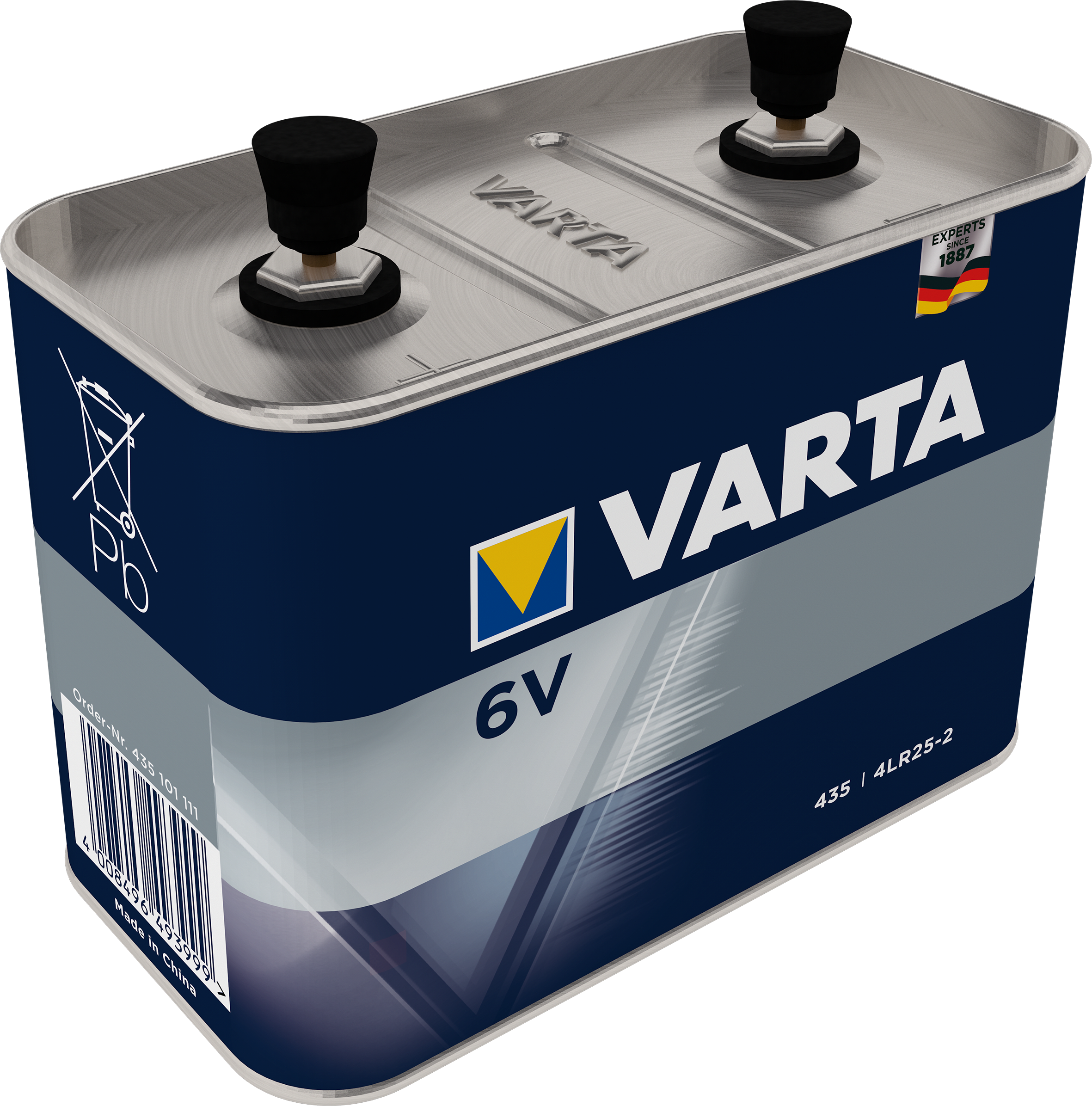 Varta - Pile spécifique 4R25/2 à vis - 6V - Alcaline x1