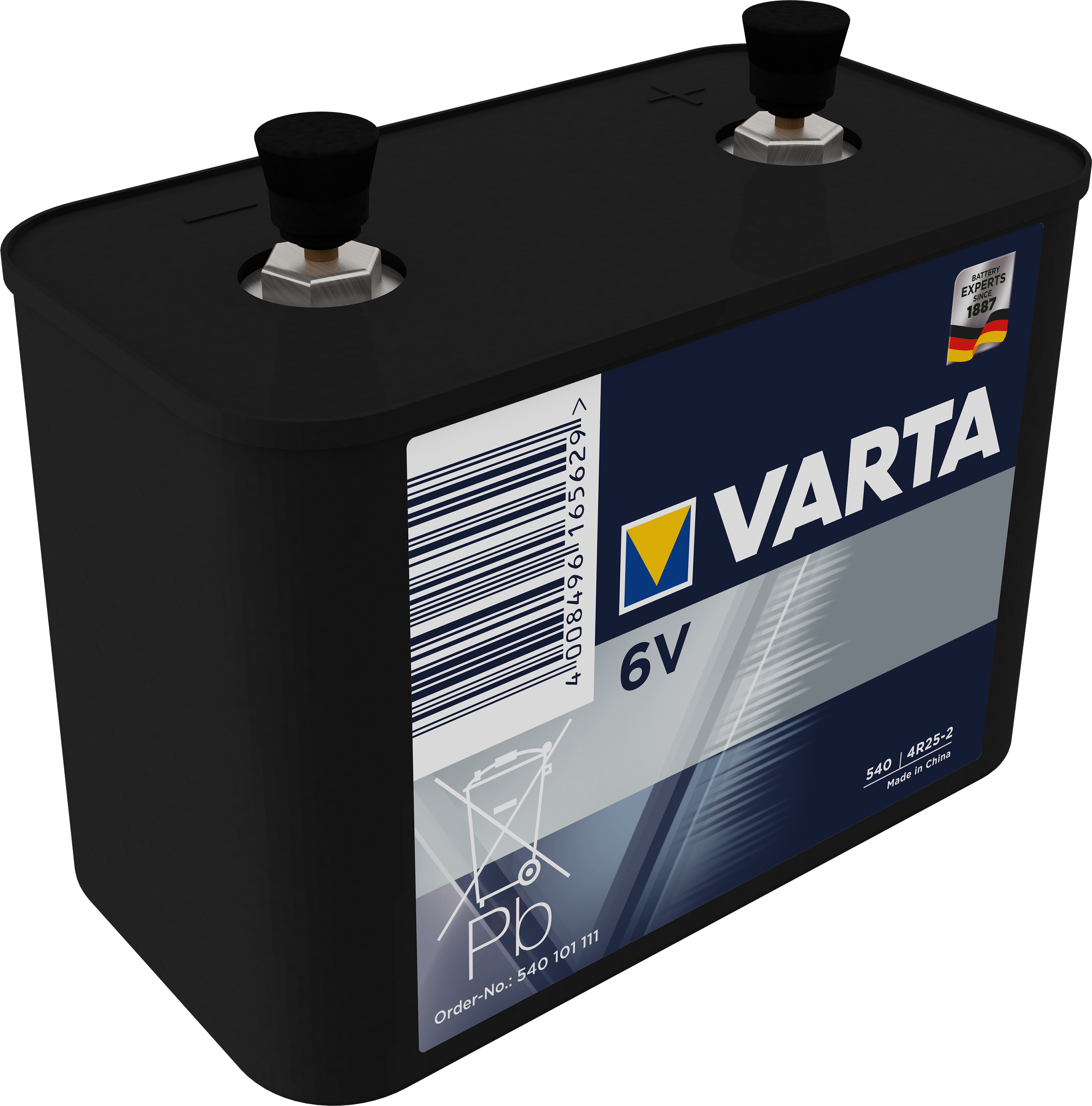Varta - Pile spécifique 4R25/2 à vis -6V - plastique -zinc chloride x1