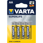 Varta - Pile saline SUPER HEAVY DUTY R6/AA. Blister x4