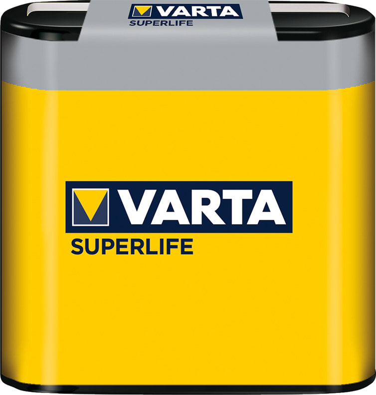 Varta - Pile plate saline SUPER HEAVY DUTY 3R12 - 4,5 V.Foil x1