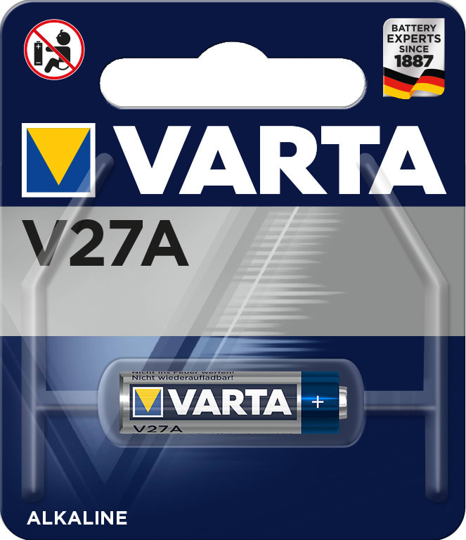 Varta - Pile Electronique V27A/LR 27 - 12 V. Blister x1