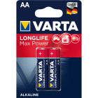 Varta - Pile Alcaline LONGLIFE MAX POWER LR6-AA. Blister x2
