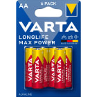 Varta - Pile Alcaline LONGLIFE MAX POWER LR6/AA. Blister x6