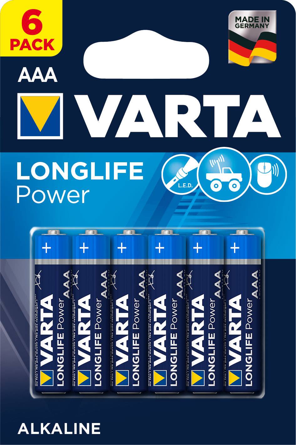 Varta - Piles Alcalines LONGLIFE POWER LR03-AAA