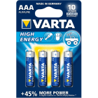 Varta - Pile Alcaline LONGLIFE POWER LR03/AAA. Blister x4