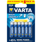 Varta - Pile Alcaline LONGLIFE POWER LR03/AAA. Blister x6