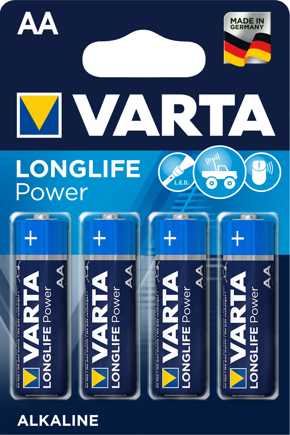 Varta - Piles Alcalines LONGLIFE POWER LR6-AA