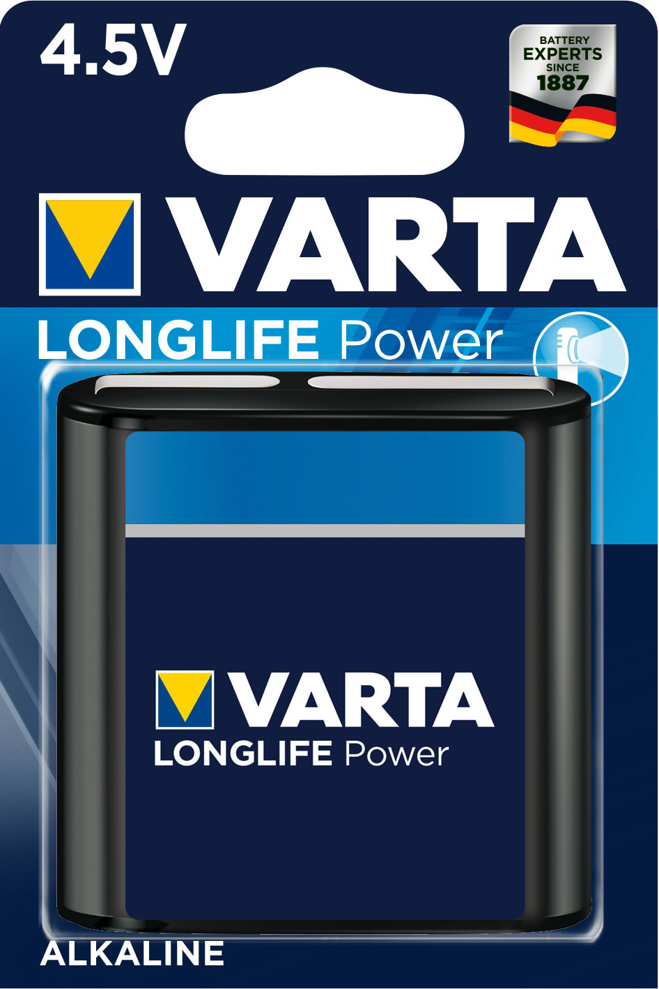 Varta - Pile plate Alcaline LONGLIFE POWER 3LR12/4,5 V. Blister x1