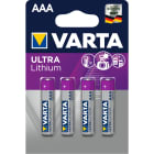 Varta - Pile Ultra lithium AAA. Blister x4