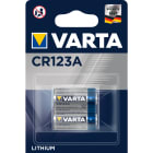 Varta - Pile lithium photo CR123. Blister x2