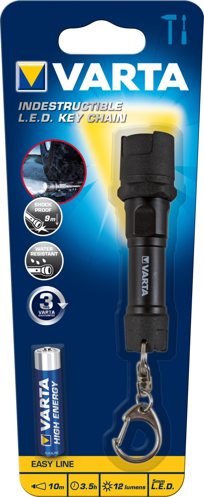 Varta - KEY CHAIN INDESTRUCTIBLE 1 AAA