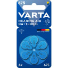 Varta - Piles auditives V675 BLI 6